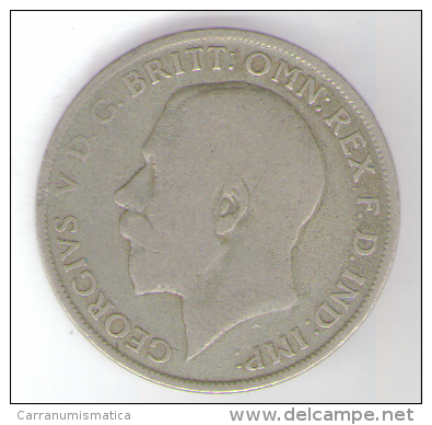 GRAN BRETAGNA ONE FLORIN 1921 AG - J. 1 Florin / 2 Schillings