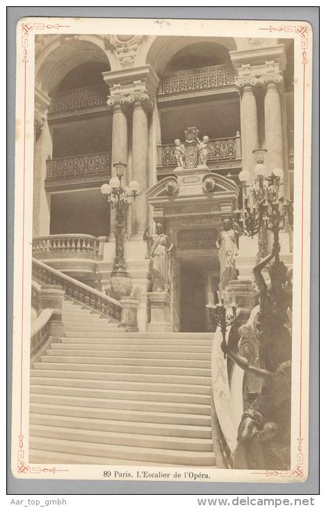 Foto ~1889 France Paris L'Escalier De L'Opéra #89 - Anciennes (Av. 1900)