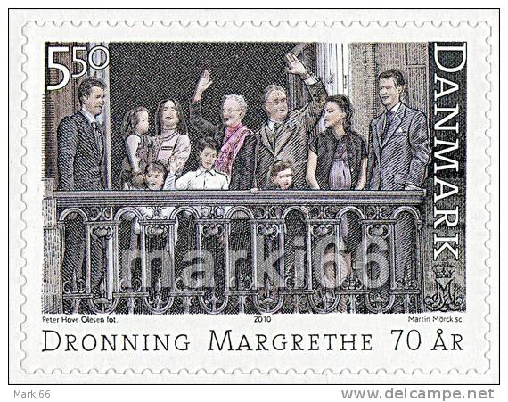 Denmark - 2010 - 70 Years Of Queen Margrethe II - Mint Booklet Stamp - Ongebruikt