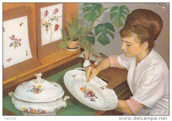 CPA PORCELAIN PAINTING - Porzellan