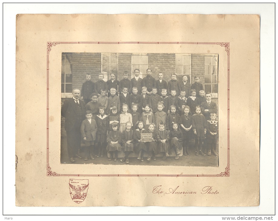 HEUR LE TIEXHE - DIETS HEUR ( Tongeren) - Photo Sur Carton D'une Classe 1924 (sf81) - Lieux