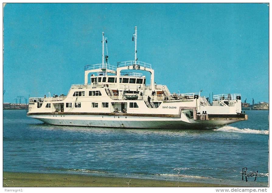 CPA-1970-44-BAC-SAINT GILDAS-LIAISON-ST NAZAIRE-MINDIN-Puis-DEVENU-BAC DE L ILE DE RE--TBE - Ferries