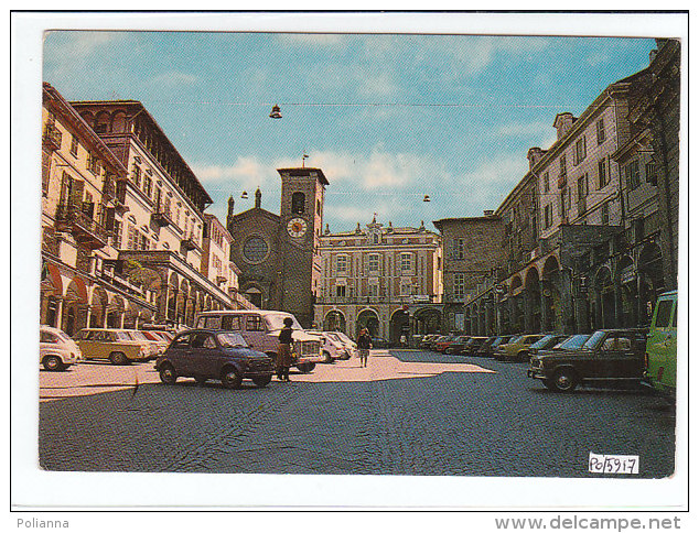 PO5917# TORINO - MONCALIERI - PIAZZA VITTORIO EMANUELE II - MUNICIPIO - AUTO FIAT 500 - OLD CARS   No VG - Moncalieri