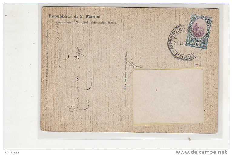 PO5973# SAN MARINO - STORIA POSTALE   VG 1934 - Briefe U. Dokumente