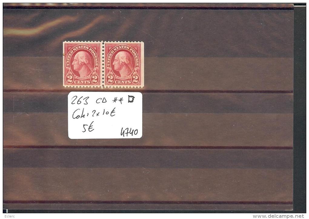 USA - No Michel 263 CD  ** ( SANS CHARNIERE  )   - COTE: 20 € - Unused Stamps