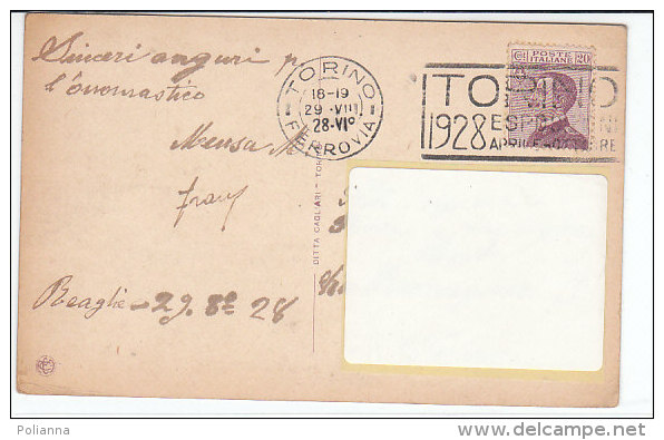 PO6374# TORINO - CASTELLO DEL VALENTINO  VG ESPOSIZIONE 1928 - Castello Del Valentino