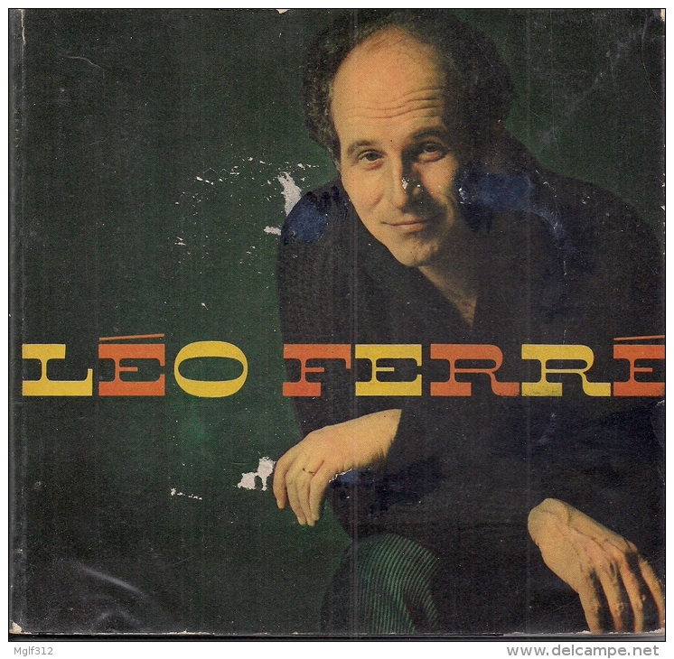 LEO FERRE - Lot : Un LIVRE 1962 , Un Vinyle EP LES CHANSONS INTERDITES 1963, Des Articles De Presse De 1993 à 2003. - Musica