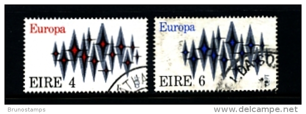 IRELAND/EIRE - 1972  EUROPA  SET  FINE USED - Oblitérés