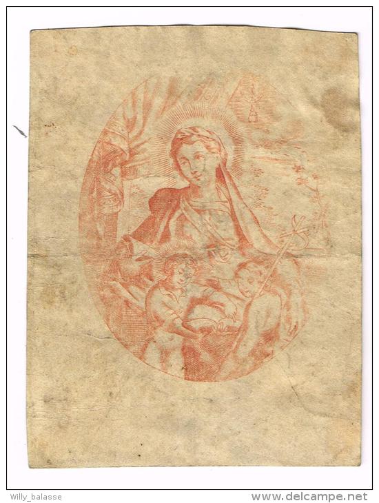 IMAGE RELIGIEUSE Sur Vélin, 11 X 8,4 Cm - Andachtsbilder