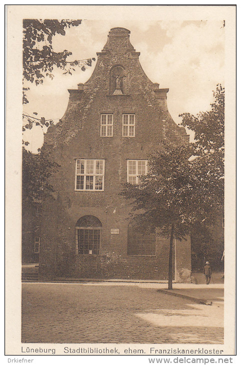 Lüneburg, Stadtbibliothek, Ehem. Franziskanerkloster, Um 1915 - Bibliotheken