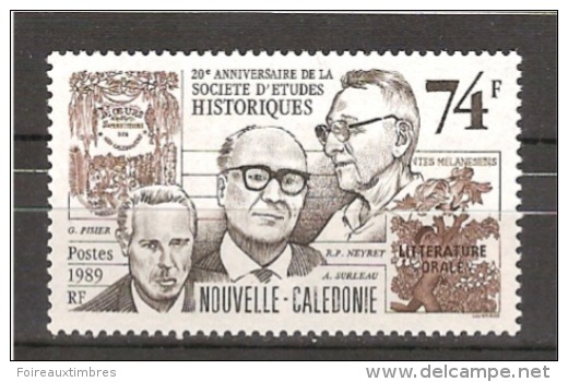 NOUVELLE CALEDONIE - 1989 - N°583 à 584  Neuf** - 2 Valeurs - Ongebruikt