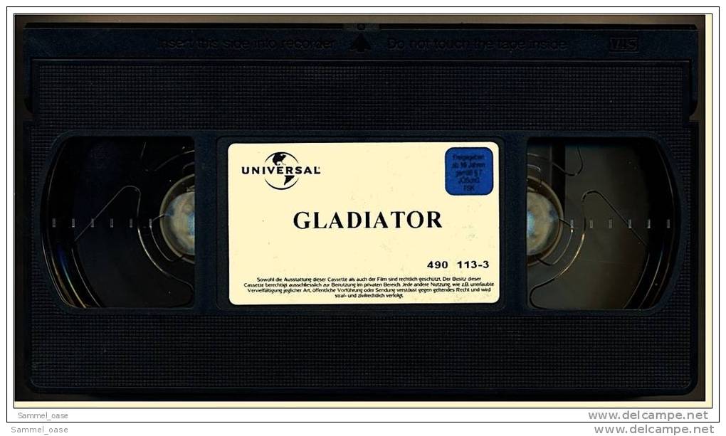 VHS Video  , Gladiator  -  Der Ein Imperium Herausforderte  -  Mit Russell Crowe, Oliver Reed, Ralf Möller - Action, Adventure