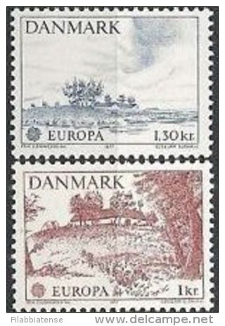 1977 - Danimarca 640/41 Europa ---- - Unused Stamps