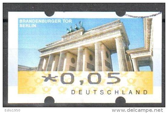 BRD Bund 2008 ATM Michel Nr. 6 -0,05 Gestempelt Used - Timbres De Distributeurs [ATM]