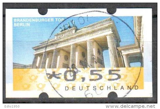 BRD Bund 2008 ATM Michel Nr. 6 -0.55 Gestempelt Used - Timbres De Distributeurs [ATM]