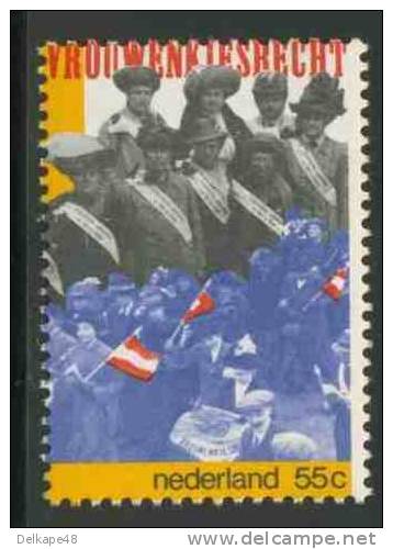 Nederland Netherlands Pays Bas 1979 Mi 1144 YT 1115 ** 60th Ann. Woman Suffrage &ndash; Suffrage Meeting/Frauendemonstra - Beroemde Vrouwen