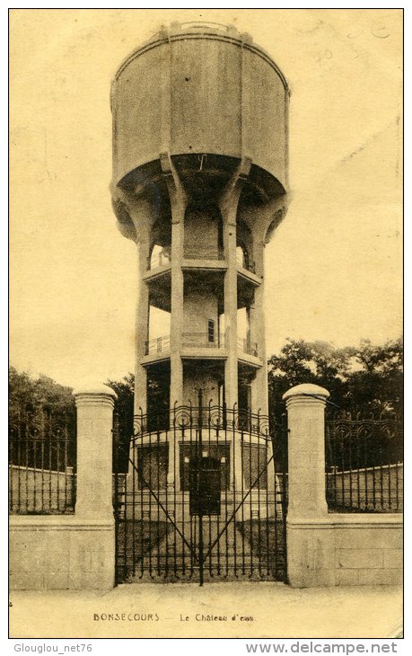 BONSECOURS...LE CHATEAU D'EAU....CPA - Châteaux D'eau & éoliennes