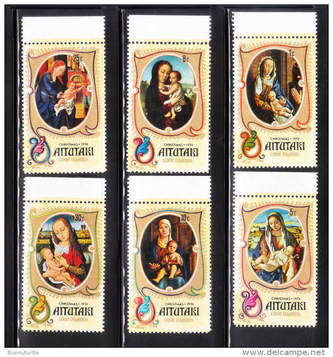 Aitutaki 1974 Christmas Paintings MNH - Aitutaki