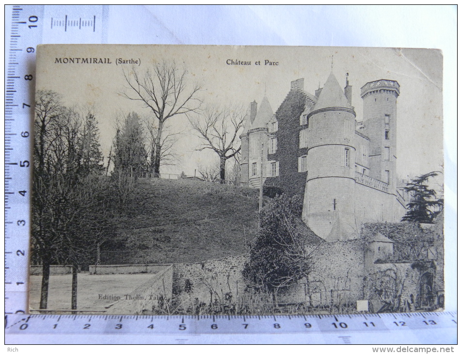 CPA (72) Sarthe - MONTMIRAIL - Château Et Parc - Montmirail