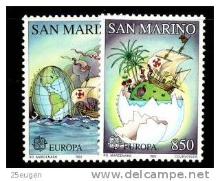 SAN MARINO  1992 EUROPA CEPT   MNH /zx/ - 1992