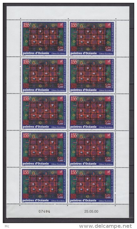 Nouvelle Calédonie Feuille Du N°  814 Luxe ** - Unused Stamps