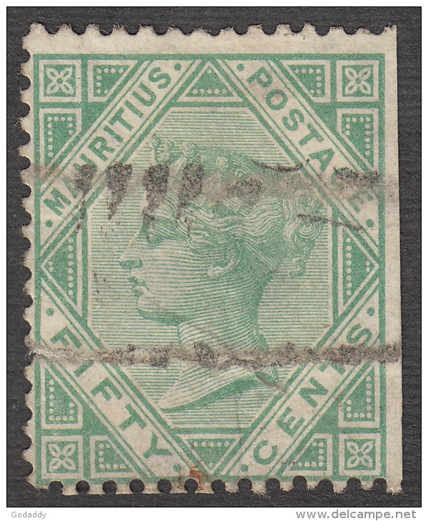 Mauritius 1879  50c  SG 99 Used - Mauritius (...-1967)