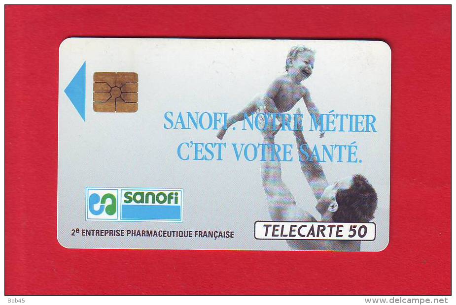 74 - Telecarte Publique Sanofi (F122A) - 1987