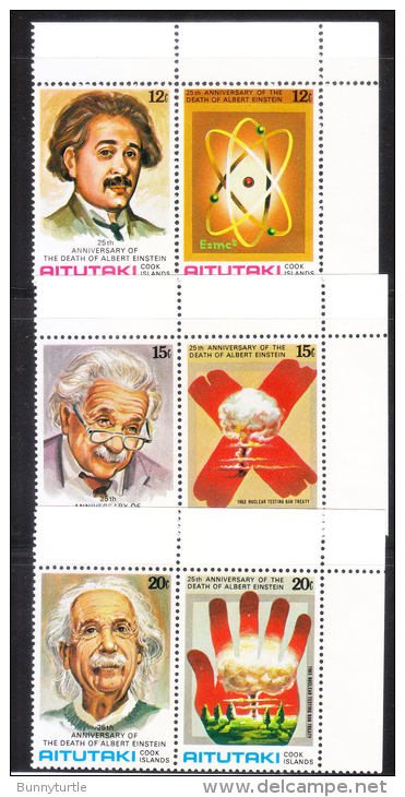 Aitutaki 1980 Albert Einsten Physicist MNH - Aitutaki