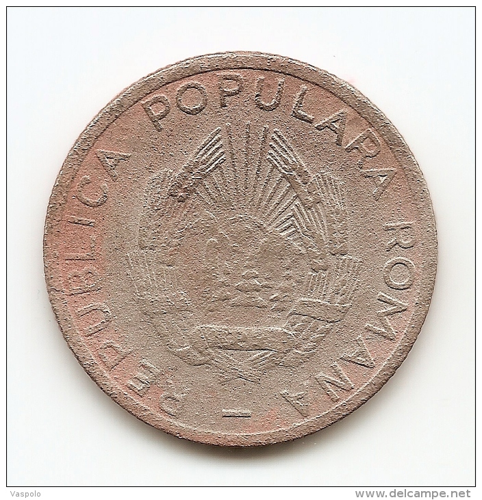 25 BANI - 1952 -REPUBLICA POPULARA ROMANA--SERRATED  EDGE - Romania