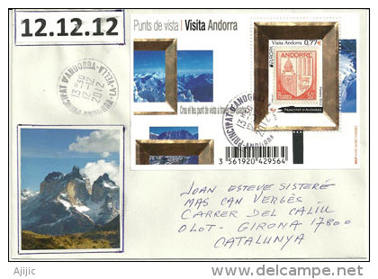 ANDORRE. BF Europa 2012,.Oblitération Du Dernier Triple Digit Du Siècle. 12-12-12. Unique! - FDC