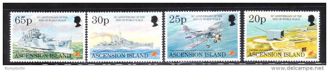 Ascension 1995 End Of WWII 50th Anniversary MNH - Ascension