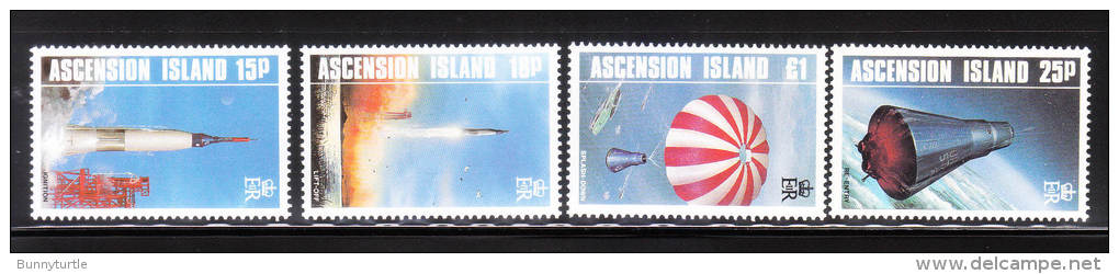 Ascension 1987 1st Manned Space Flight 25th Anniversary MNH - Ascensión