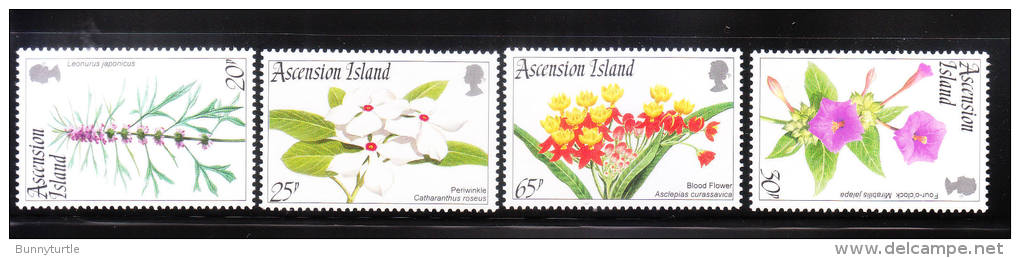 Ascension 1995 Flowers MNH - Ascensione