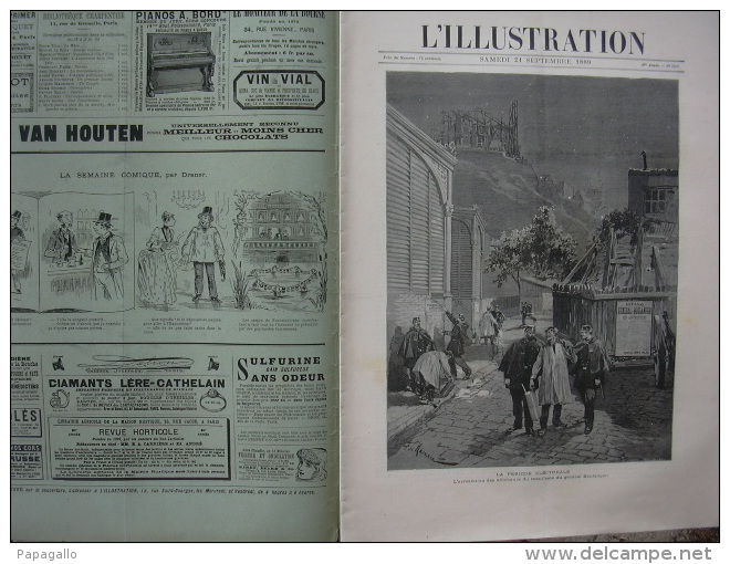 L’ILLUSTRATION 2430 ELECTIONS/ EXPOSITION/ MANŒUVRES/ MARINE/ MONACO  21 Septembre 1889 - 1850 - 1899