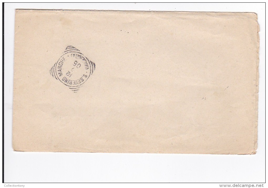 Storia Postale - Lettera - Sindaco Di Sanseverino Marche - Viaggiata 1905 - Storia Postale