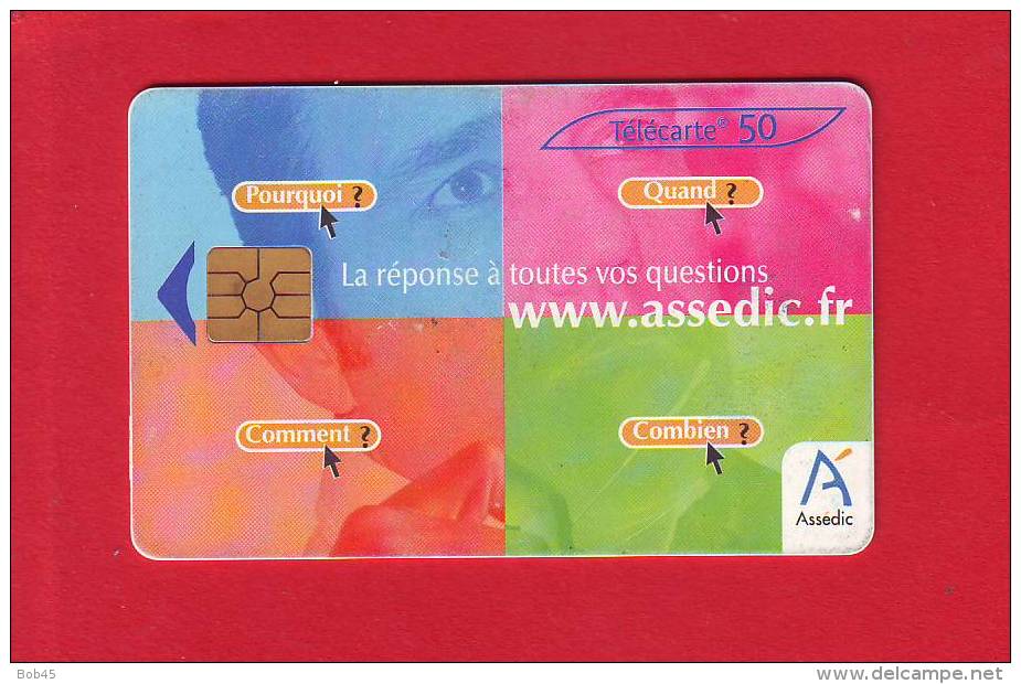 89 - Telecarte Publique Assedic 2 Partie Verte (F1269) - 2003