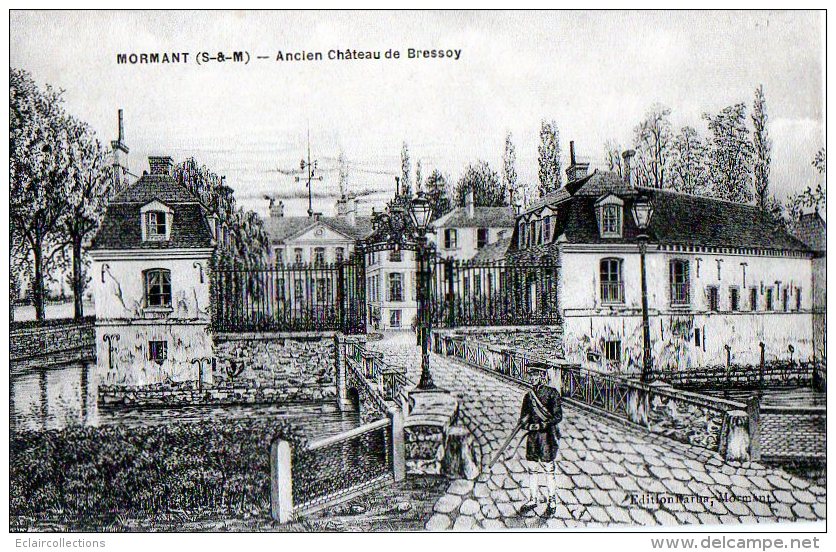 Mormant   77    Ancien Château De Bressoys   Dessin - Mormant