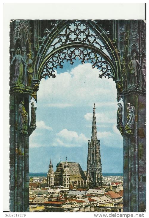 AUSTRIA 1965 - POSTCARD – VIENNA – ST STEPHEN’S CATHEDRAL ADDR TO SWITZERTLAND W 1 ST OF S 1,80  MAILED DEC 22,1965 RE - Stephansplatz