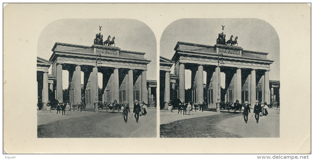 Berlin, Brandenburger Tor, No.37 - Stereoskope - Stereobetrachter