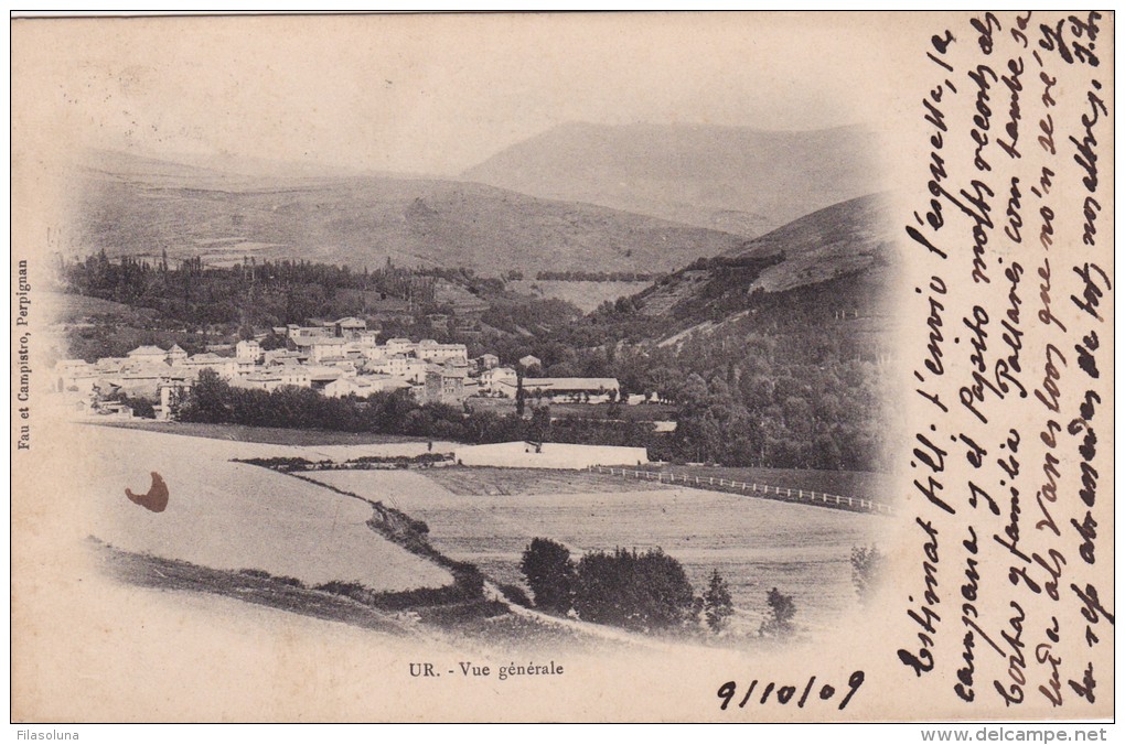 00983 Postal De Barcelona A Bruxelles Belgique 1909 - Storia Postale