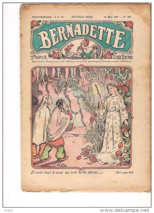 BERNADETTE, L'amie Des Jeunes Filles, N° 385, 16 Mai1937 LES DEUX COFFRETS - Bernadette