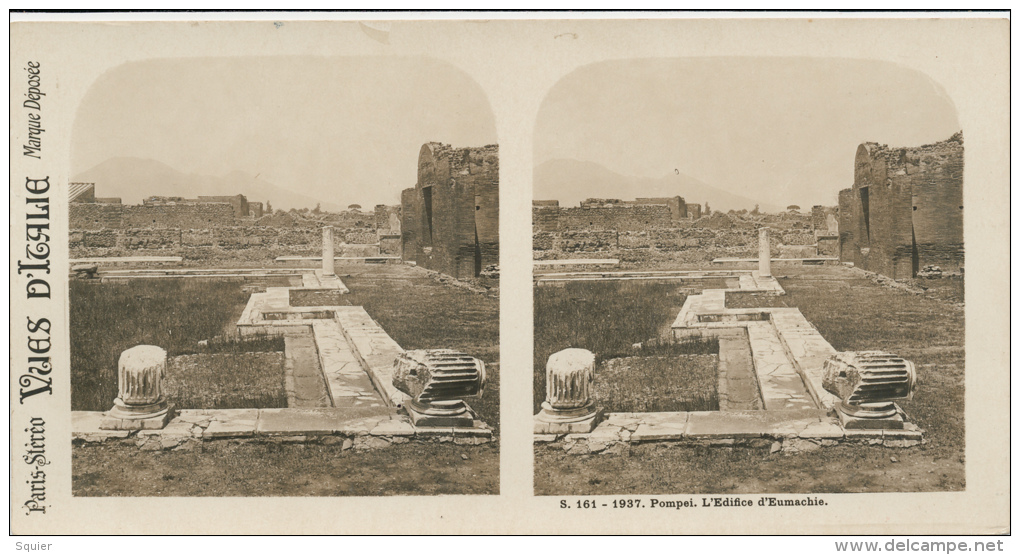 Pompei, Edifice D'Eumachie S. 161 - Stereoskope - Stereobetrachter