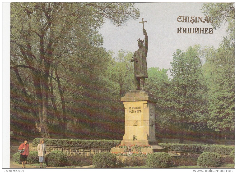 ZS46050 Monumentul Lui Stefan Cel Mare Si Sfant    Chisinau   2 Scans - Moldavie