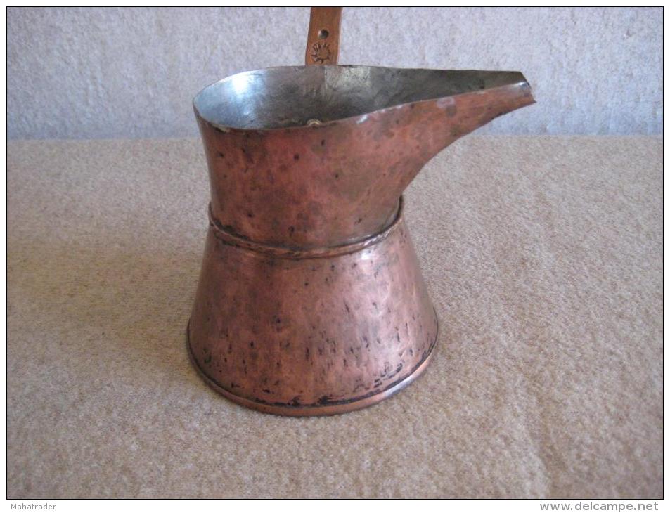 Hand Hammered Copper Coffee Pot, Cezve, Ibrik Decoration Handmade - Kupfer