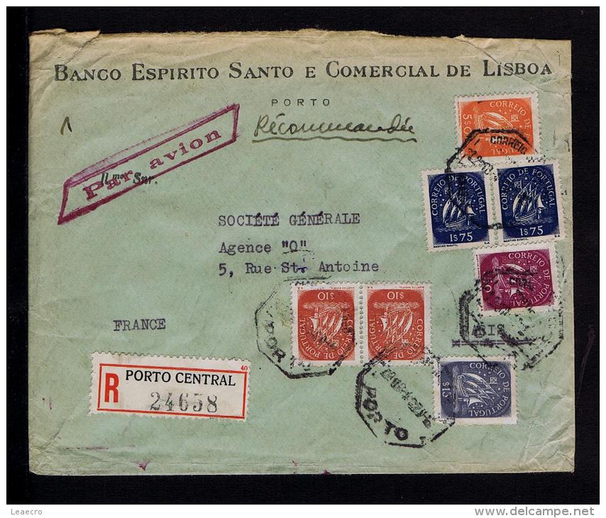 Portugal Lisboa Cover 1948 Espirito Santo & Commercial Lisboa Banks Gc1472 - Lettres & Documents