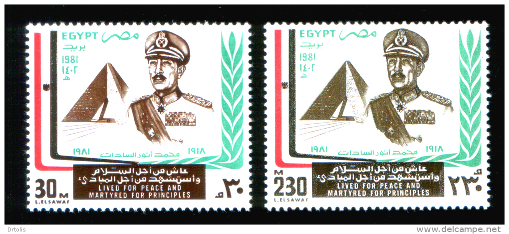 EGYPT / 1981 / ANWAR EL SADAT / MNH / VF . - Ungebraucht