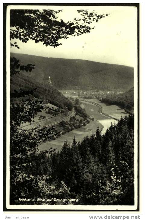 Neckartal  -  Blick Auf Zwingenberg  -  Ansichtskarte Ca.1935   (2257) - Mosbach