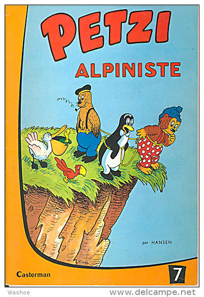 PETZI N°7  ( Petzi Alpiniste )    Réédition  1966   BE - Petzi