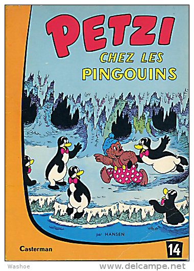 PETZI N°14  ( Petzi Chez Les Pingouins )    Réédition  1967   BE - Petzi