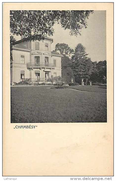 Pays Divers- Ref 552- Suisse - *- Chambesy *- Carte Bon Etat  - - Pregny-Chambésy